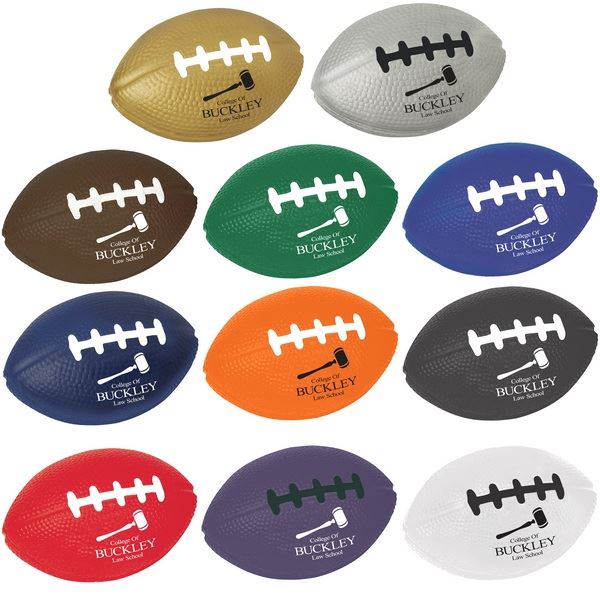 TH4074 Football Stress Reliever With Custom Imprint